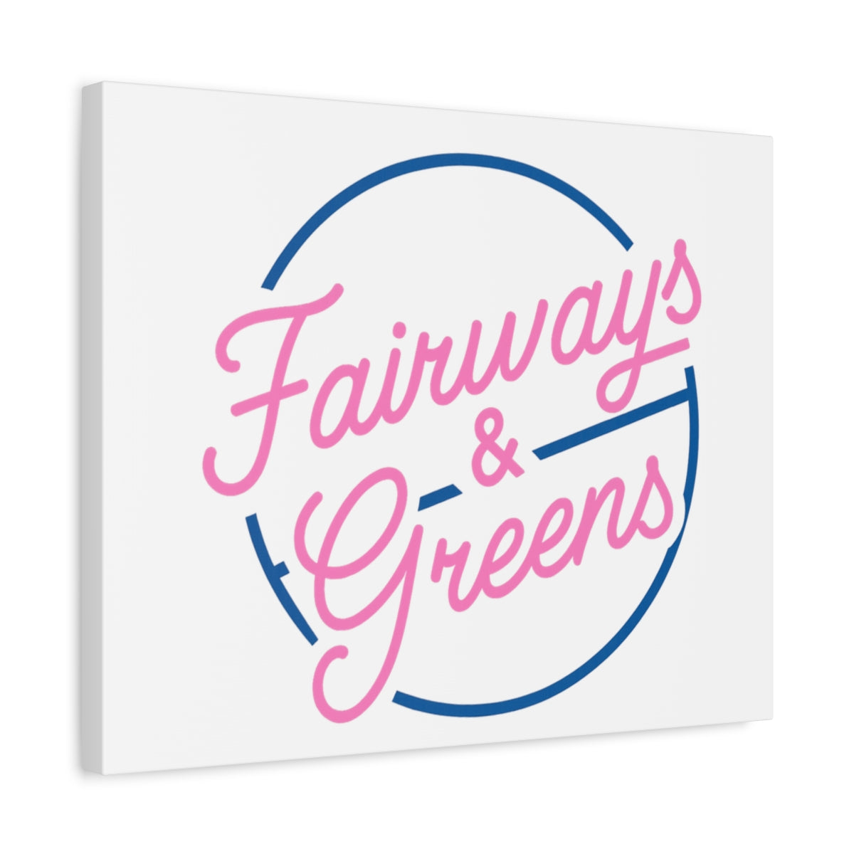 Fairways & Greens - Canvas Wall Art - White - 16×20 - front