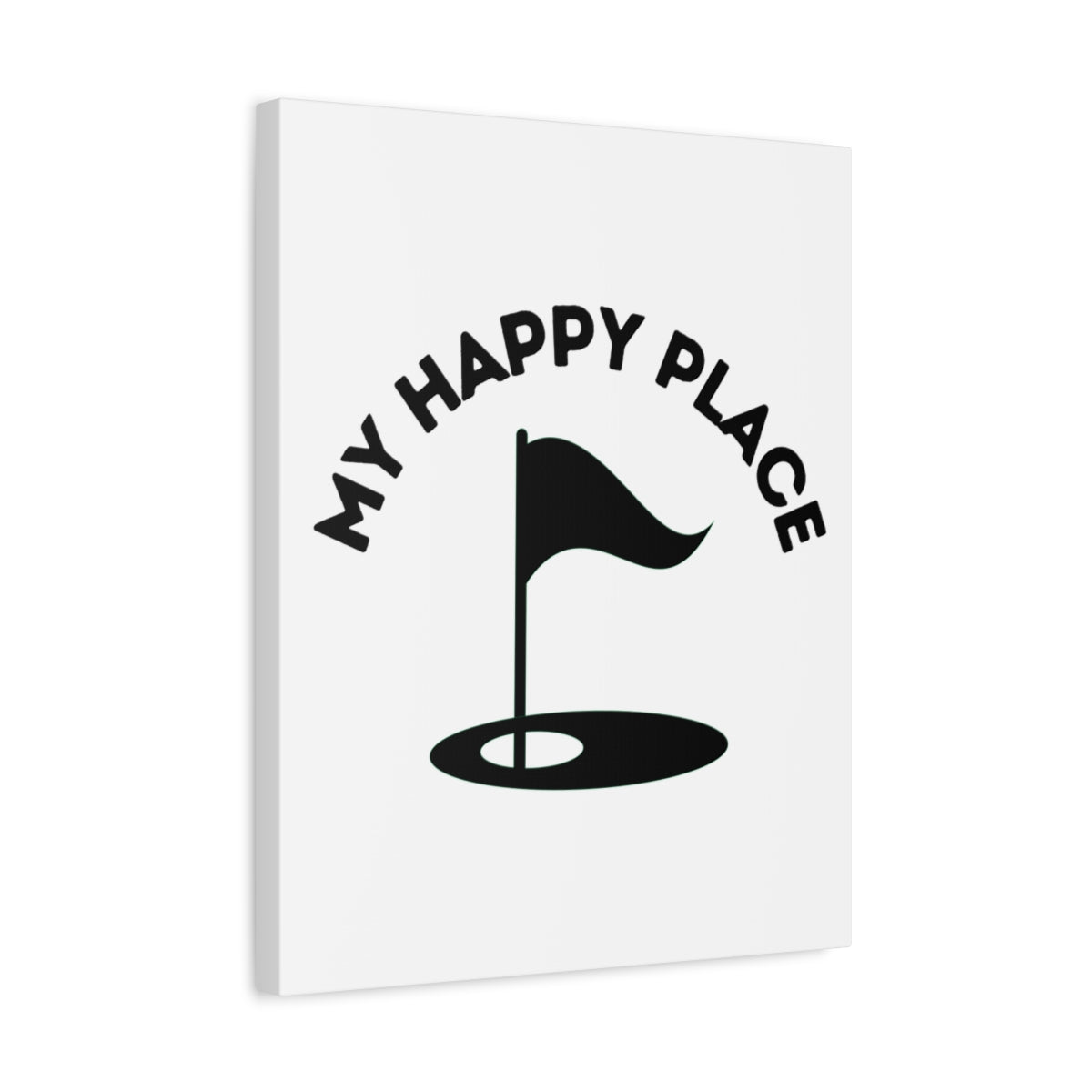 My Happy Place - Canvas Wall Art - White - 16×20 - front