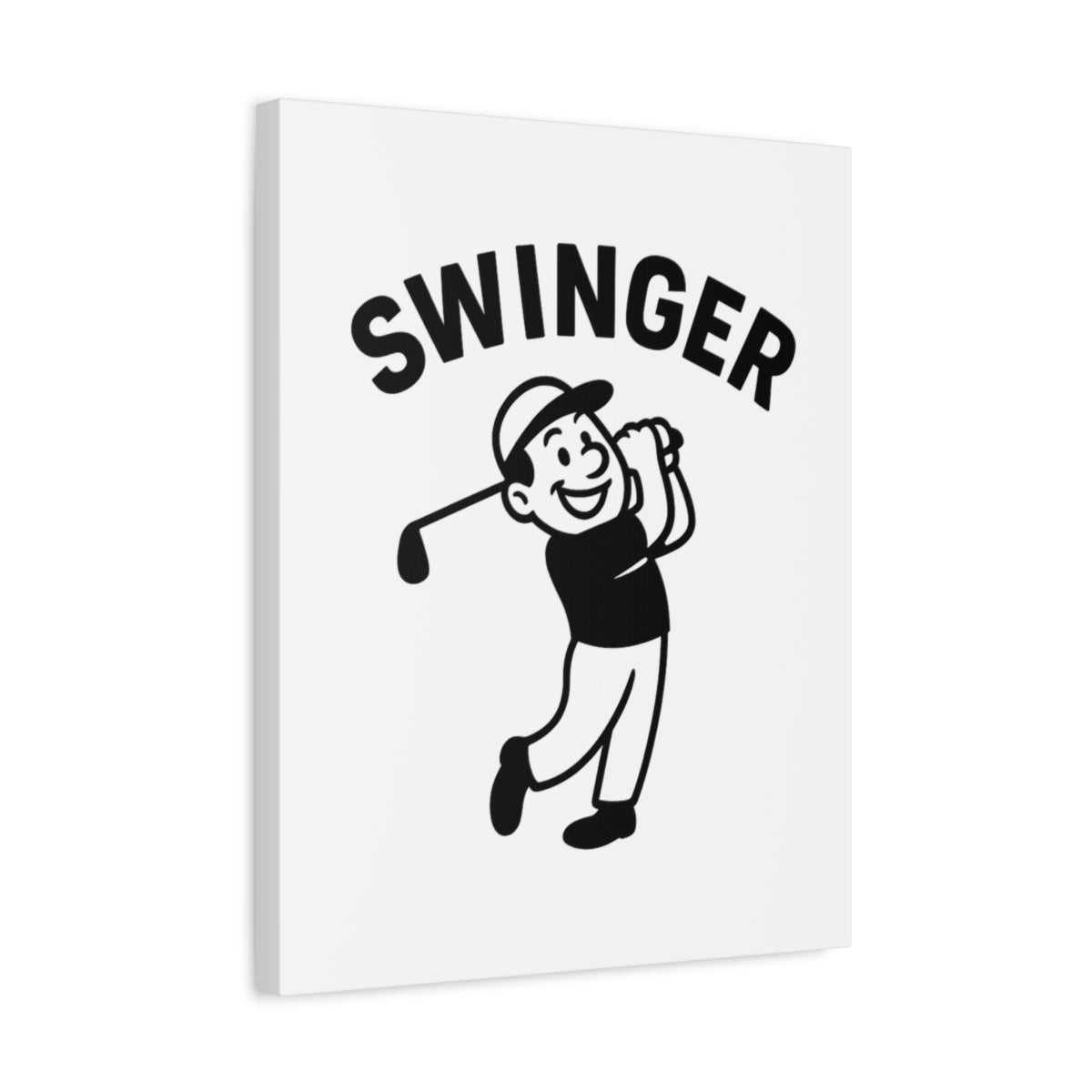 Swinger - Canvas Wall Art - White - 16×20 - front