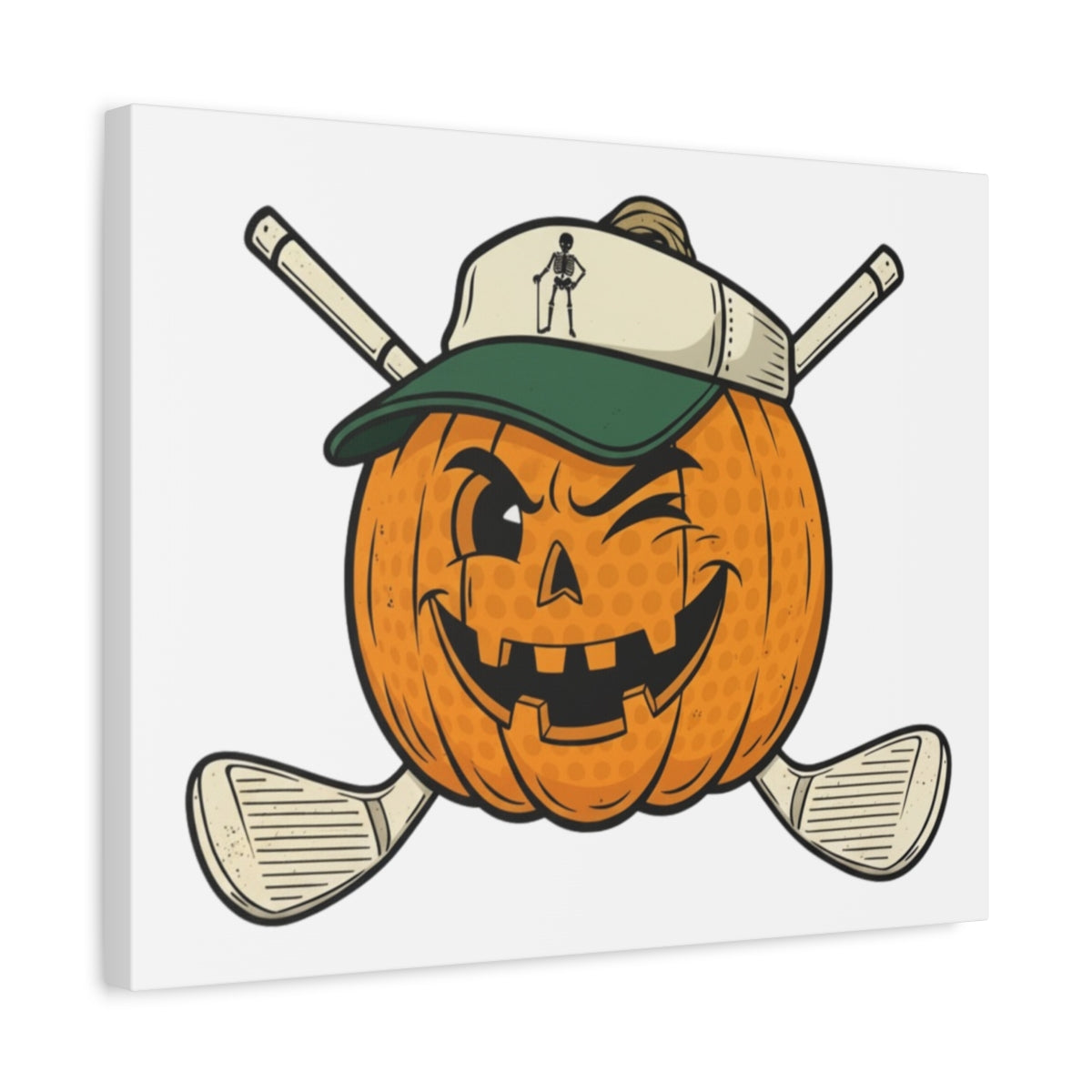 Golf or Gourd - Canvas Wall Art - White - 16×20 - front