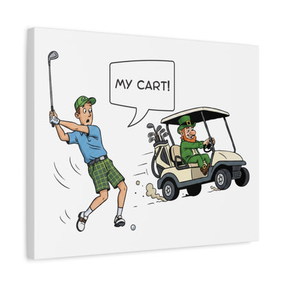 My Cart! - Canvas Wall Art - White - 16×20 - front