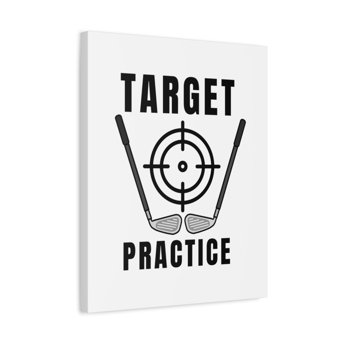 Target Practice - Canvas Wall Art - White - 16×20 - front
