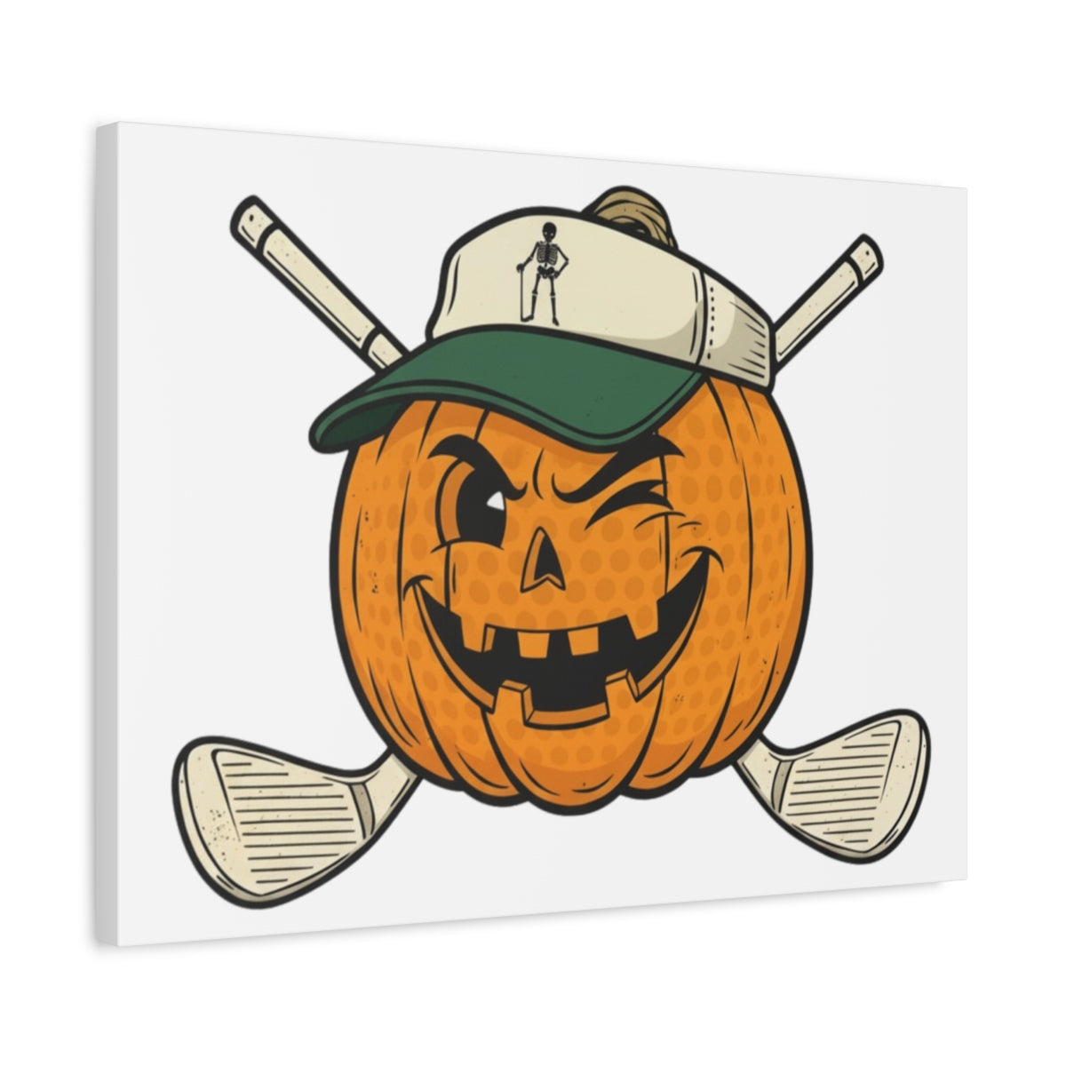 Golf or Gourd - Canvas Wall Art - White - 18×24 - front