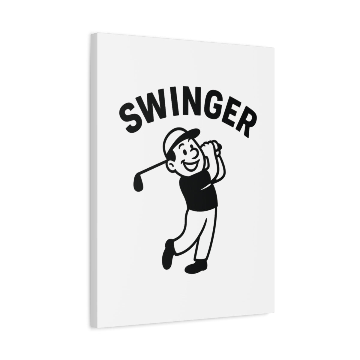 Swinger - Canvas Wall Art - White - 18×24 - front
