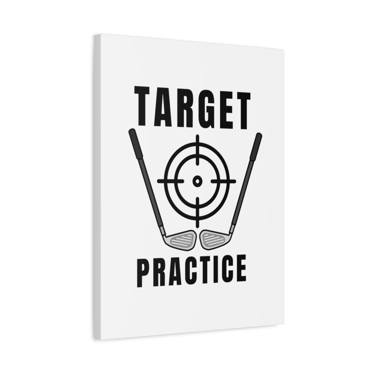 Target Practice - Canvas Wall Art - White - 18×24 - front