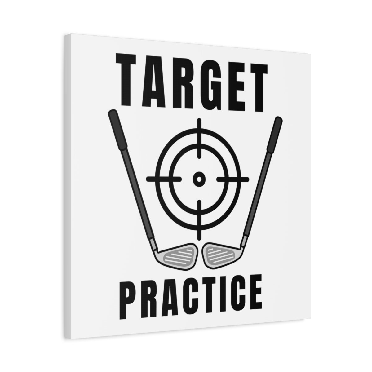 Target Practice - Canvas Wall Art - White - 24×24 - front