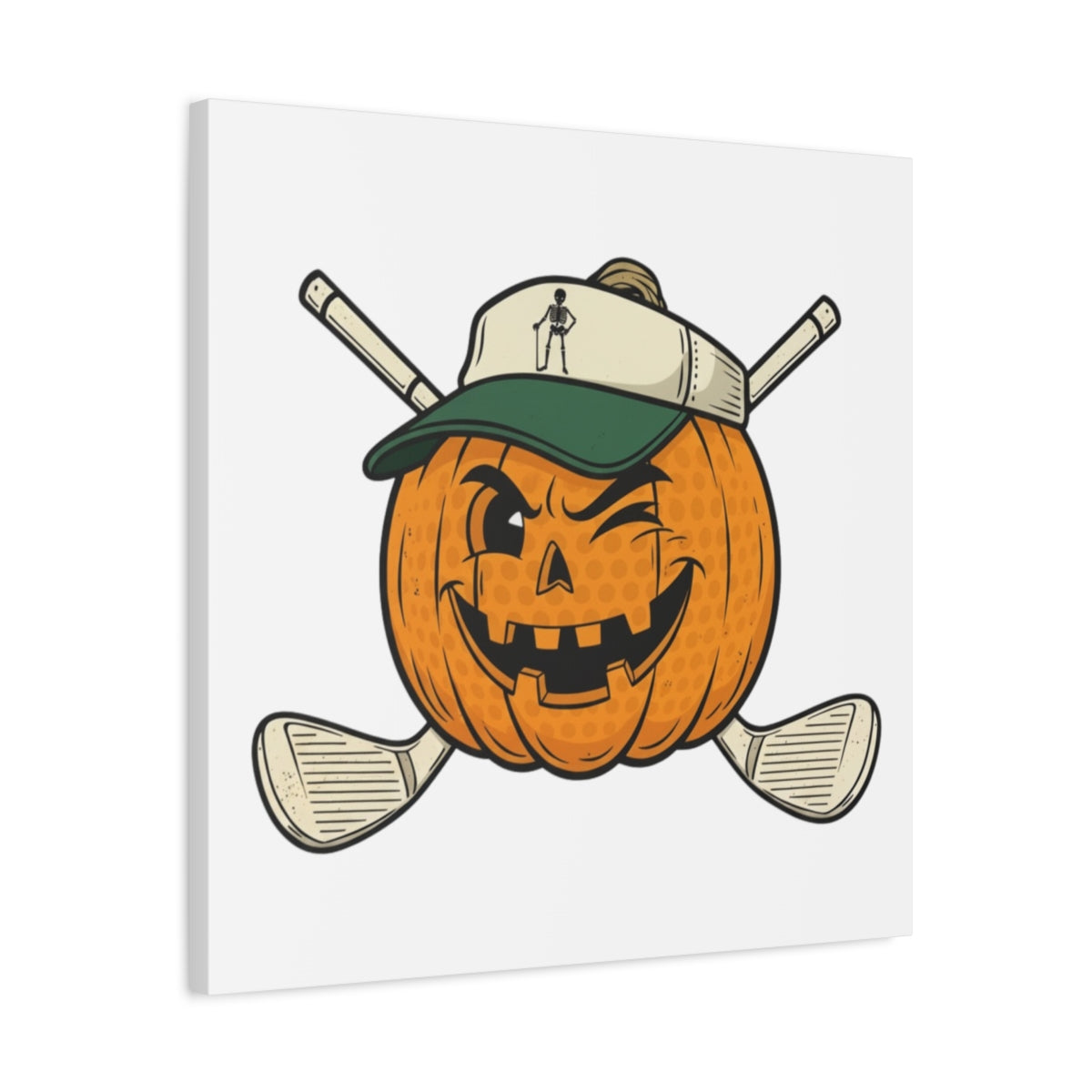 Golf or Gourd - Canvas Wall Art - White - 24×24 - front