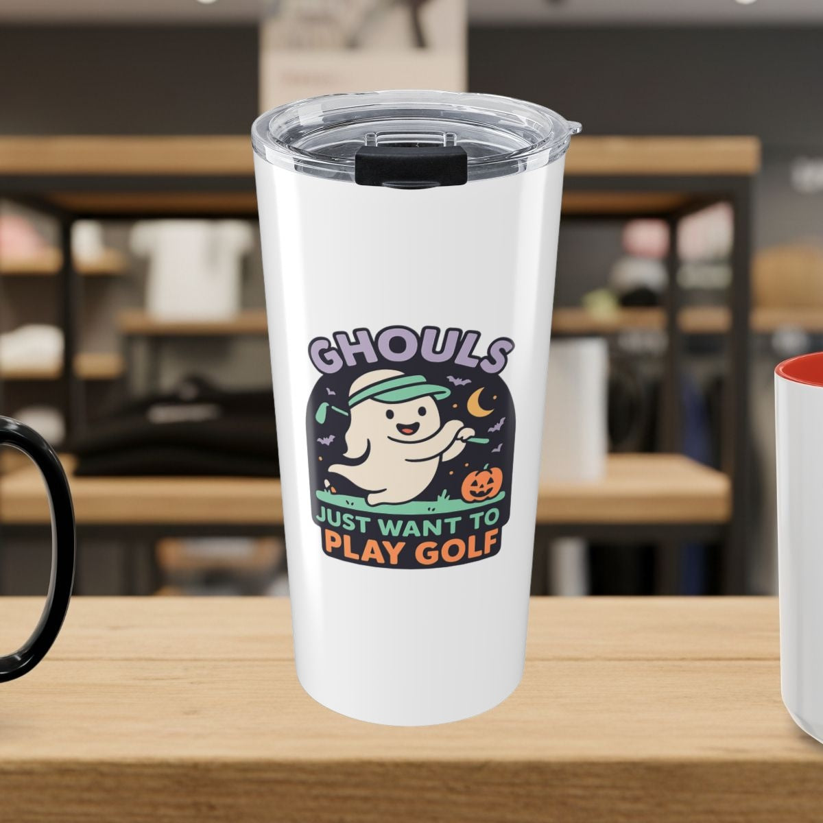 Ghouls Just Wanna Play Golf - 20oz Tumbler in White