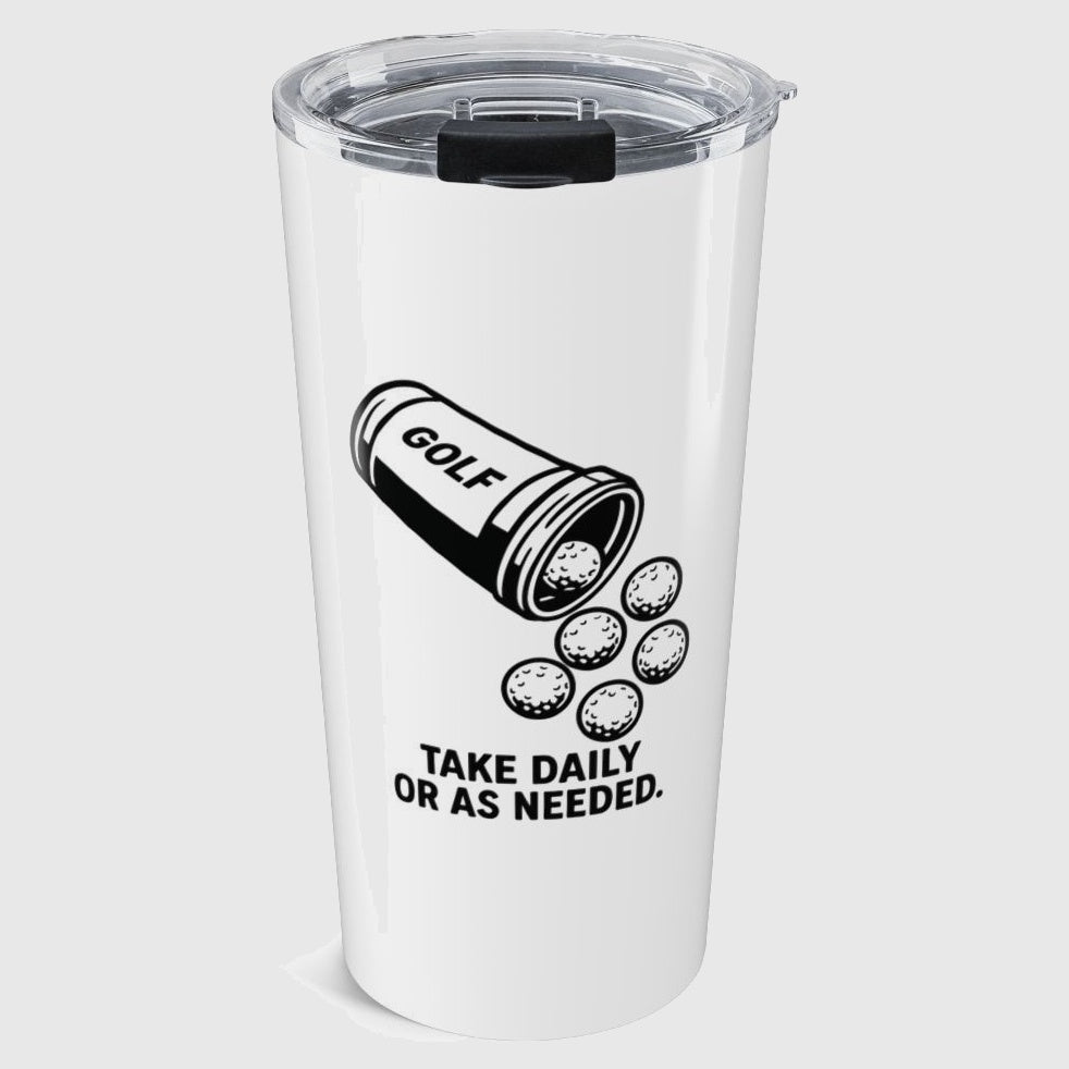 Golf Prescription - 20oz Tumbler in White