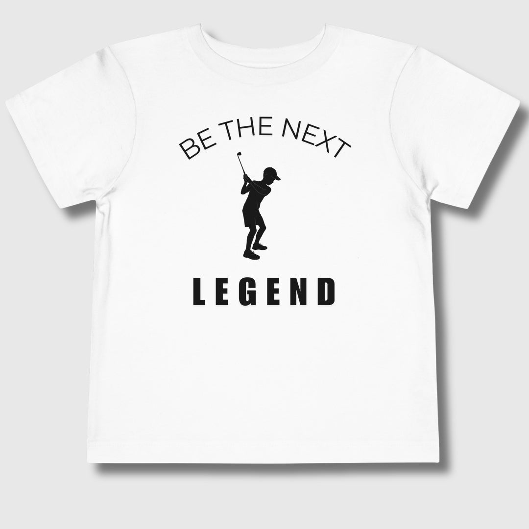 BE THE NEXT LEGEND (Boys) - Toddler Golf T-Shirt in White