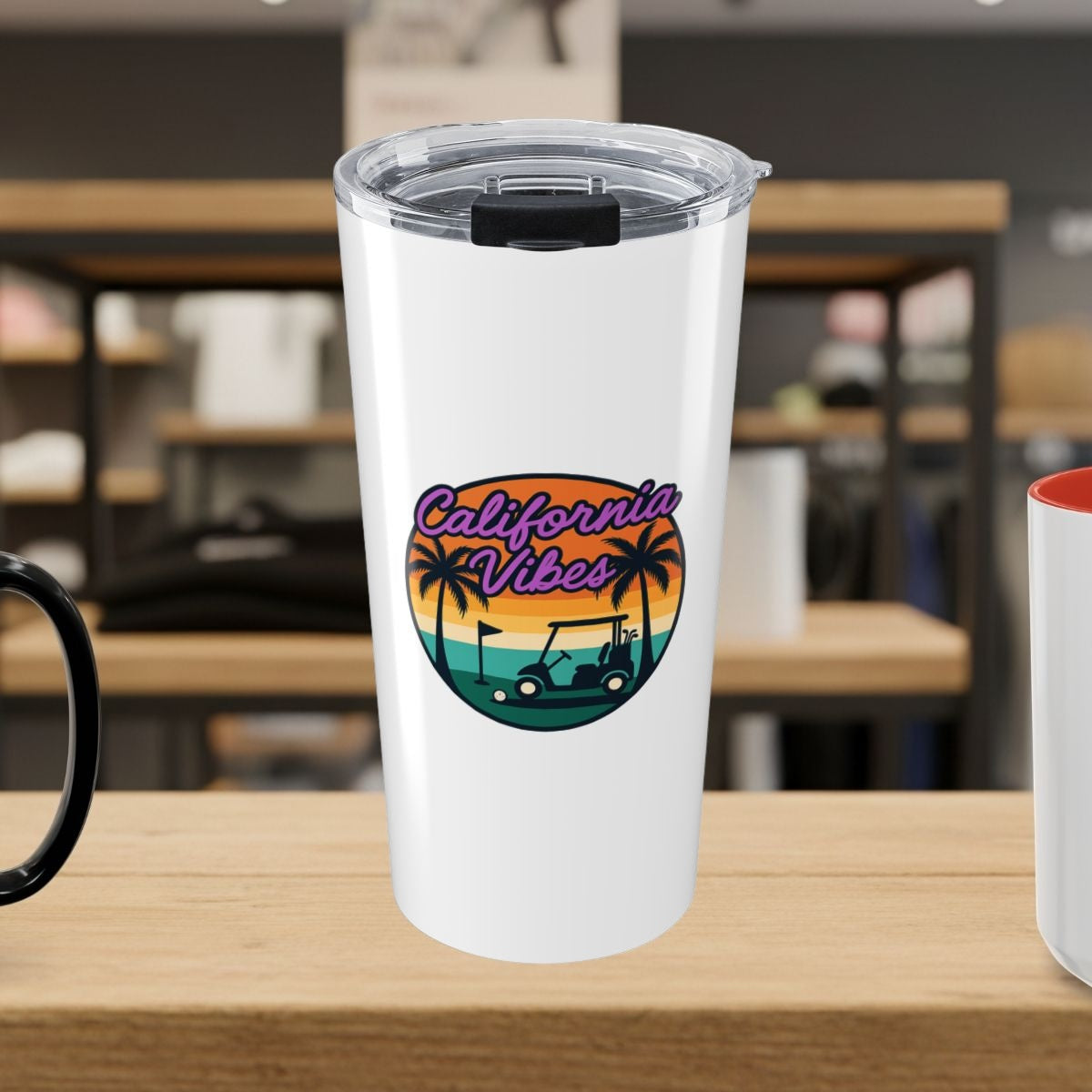 Golf Vibes - California Coast Edition - 20oz Tumbler in White