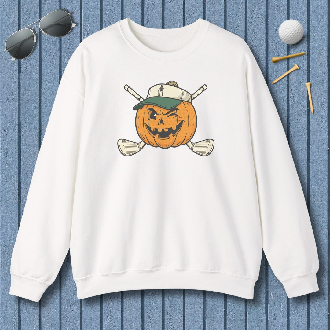 Golf or Gourd - Adult Golf Sweatshirt in White
