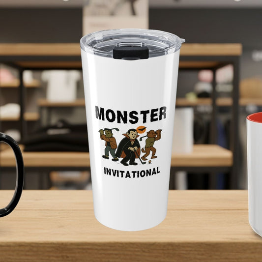 Monster Invitational - 20oz Tumbler in White