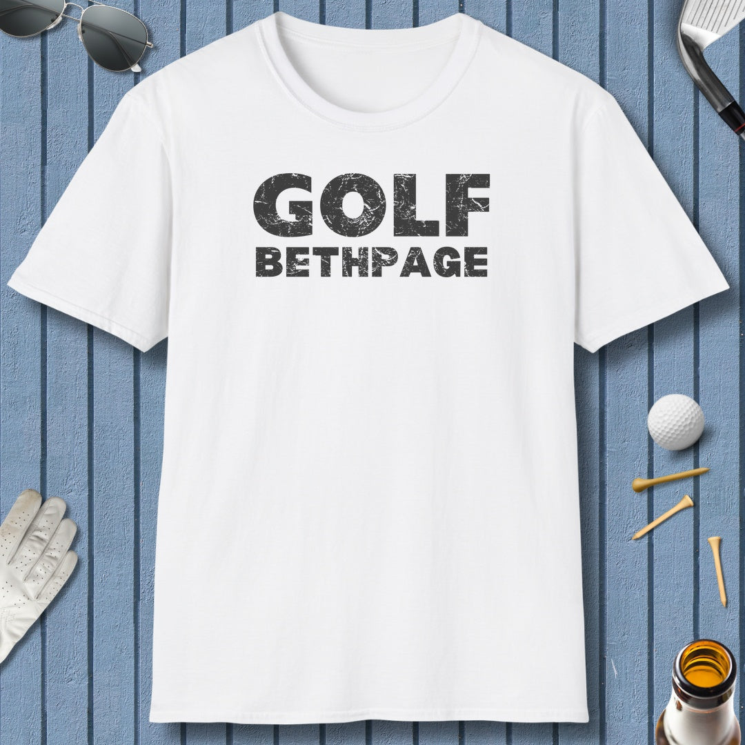 Golf Bethpage - Adult Golf T-Shirt in White