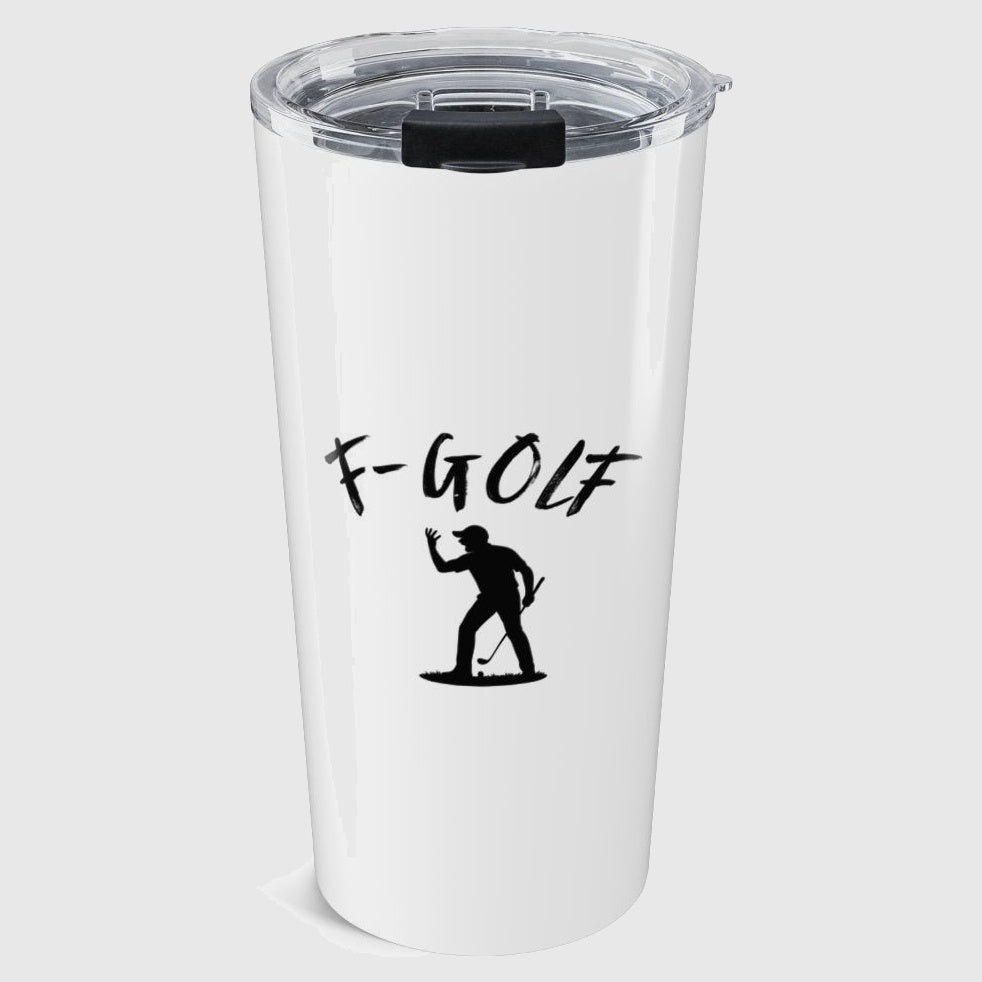 F-Golf (Male) - 20oz Tumbler in White