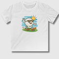 Skate the Fairway - Youth Golf T-Shirt in White