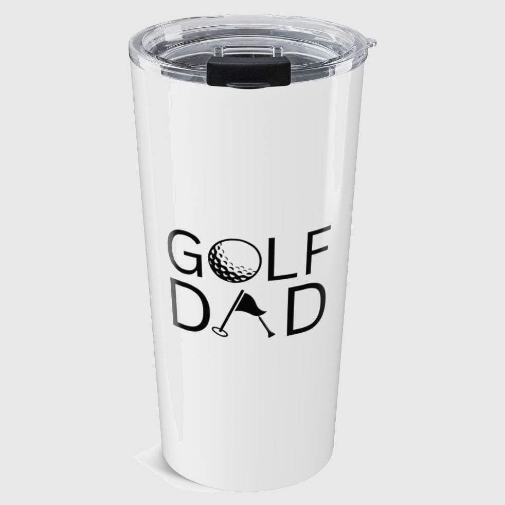 Golf Dad - 20oz Tumbler in White