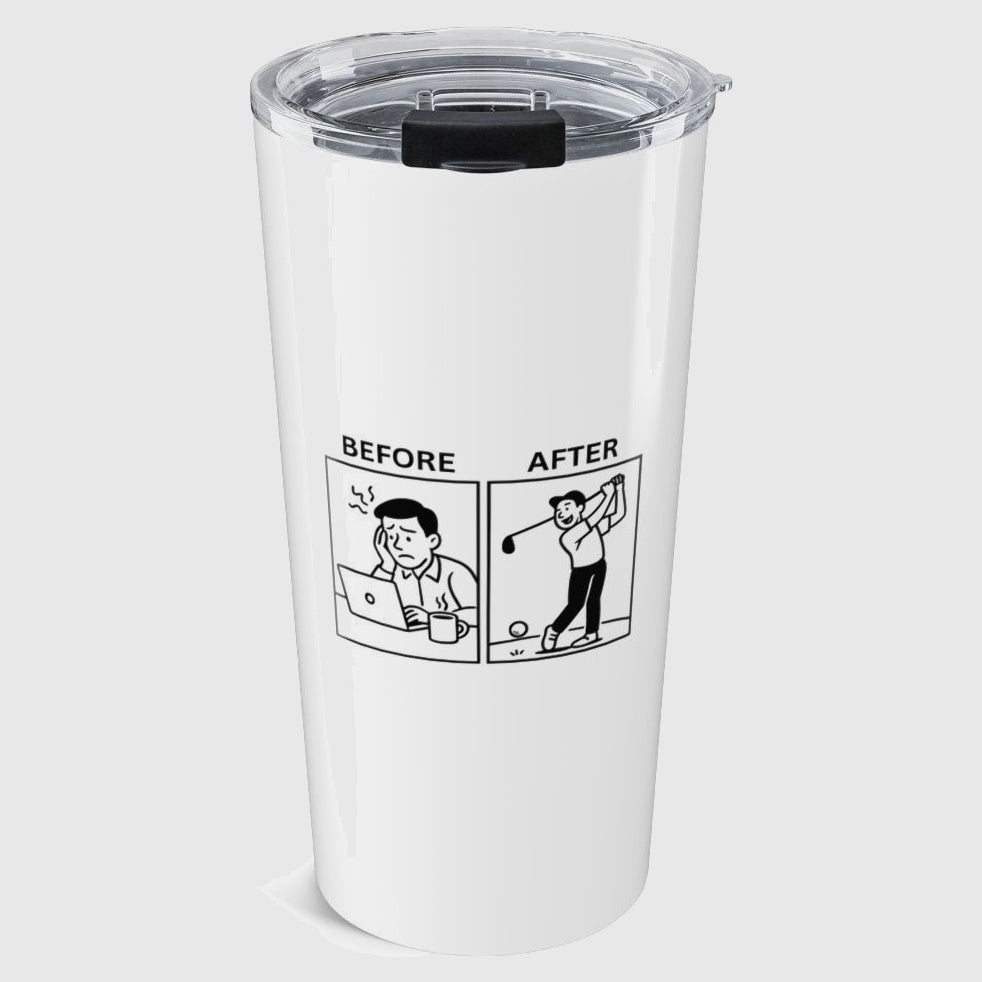 Before & After - 20oz Tumbler in White