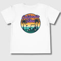 Golf Vibes - California Coast Edition - Toddler Golf T-Shirt in White
