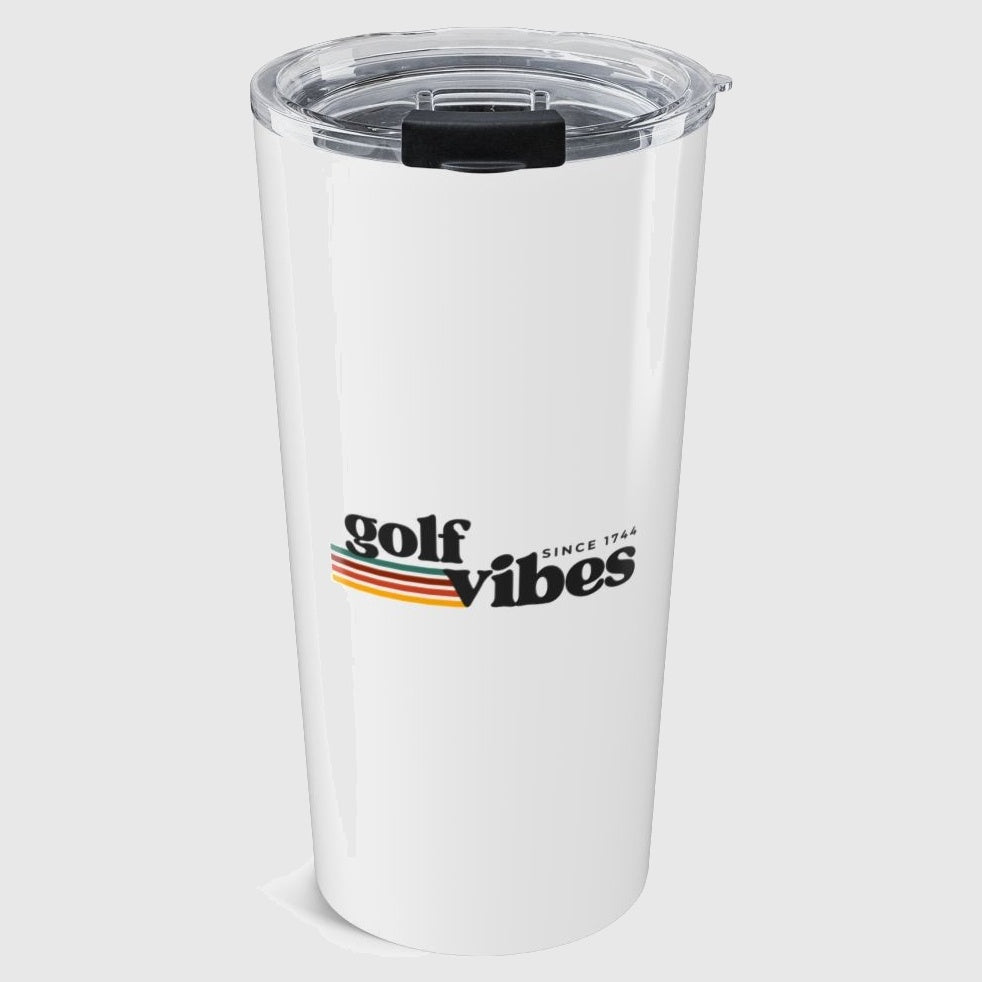 Golf Vibes - 20oz Tumbler in White