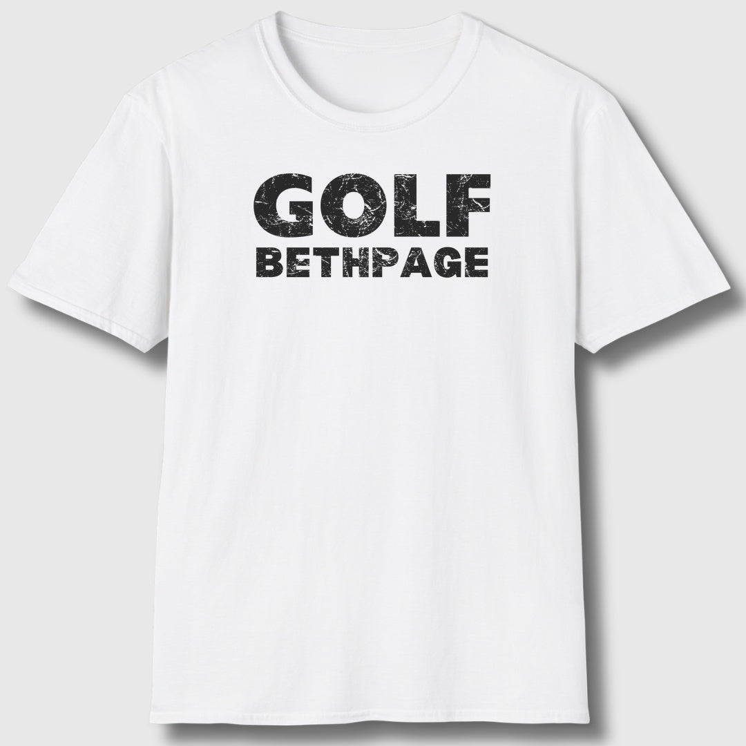 Golf Bethpage - Adult Golf T-Shirt in White