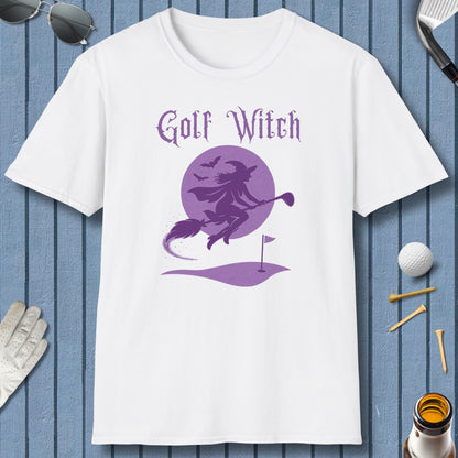 Golf Witch - Adult Golf T-Shirt in White