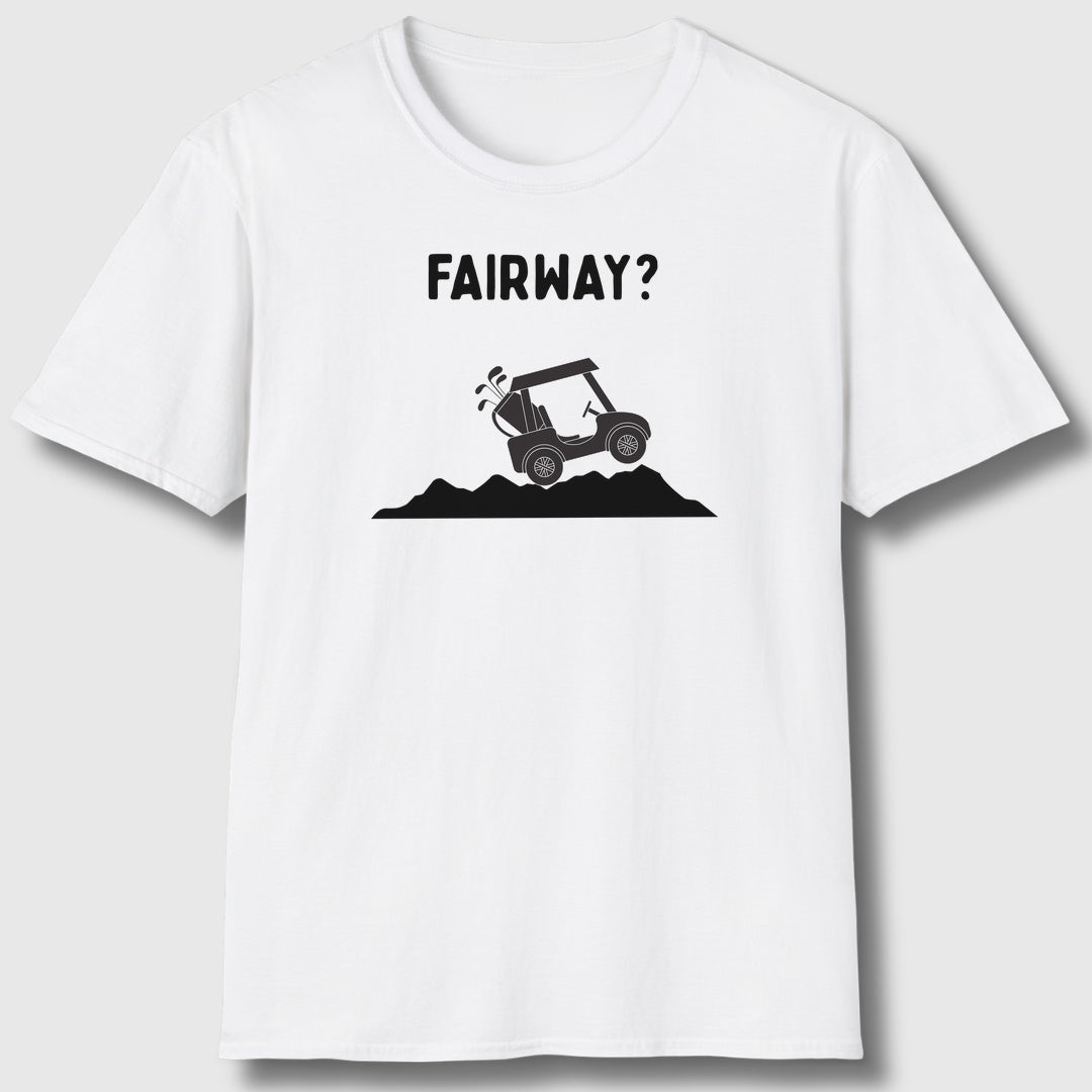 Fairway? - Adult Golf T-Shirt in White