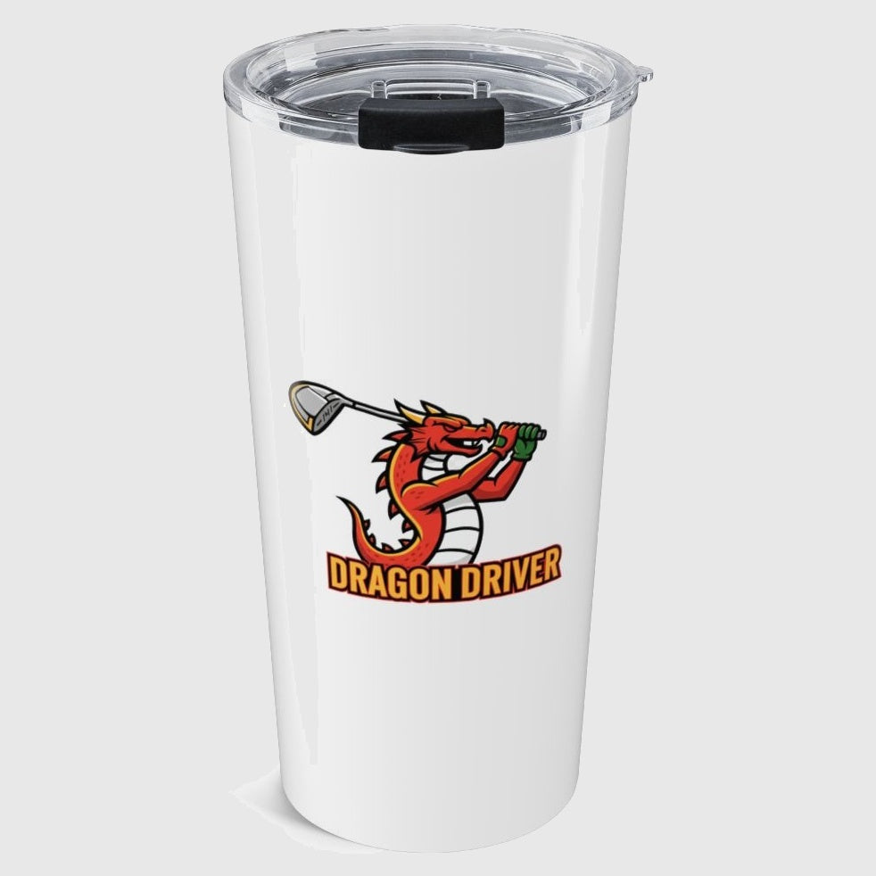 Dragon Driver - 20oz Tumbler in White