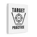 Target Practice - Canvas Wall Art - White - 8×10 - front