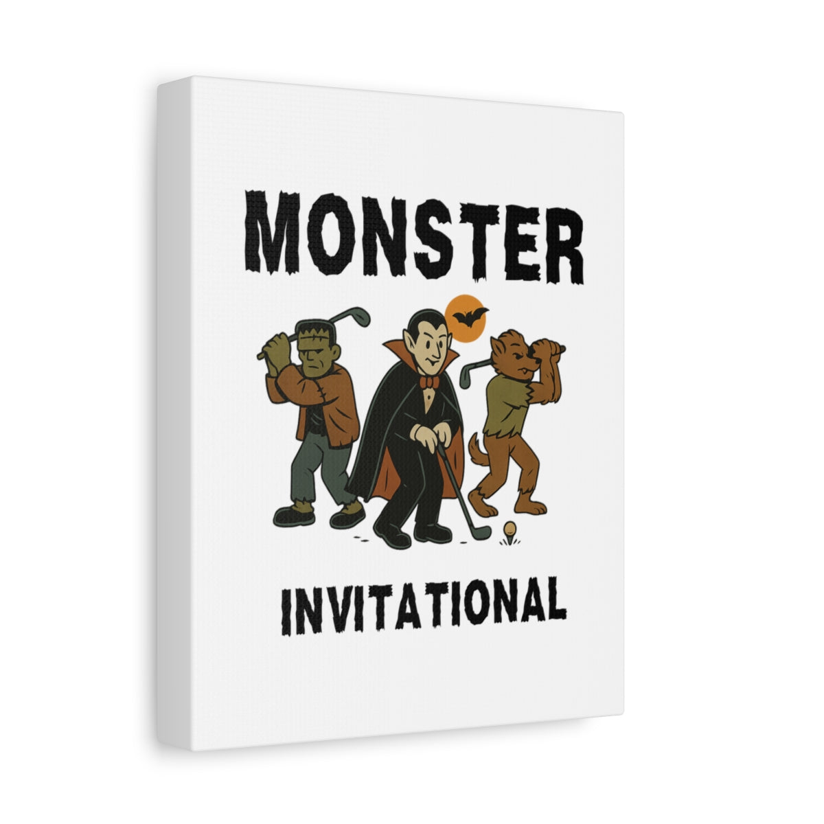 Monster Invitational - Canvas Wall Art - White - 8×10 - front