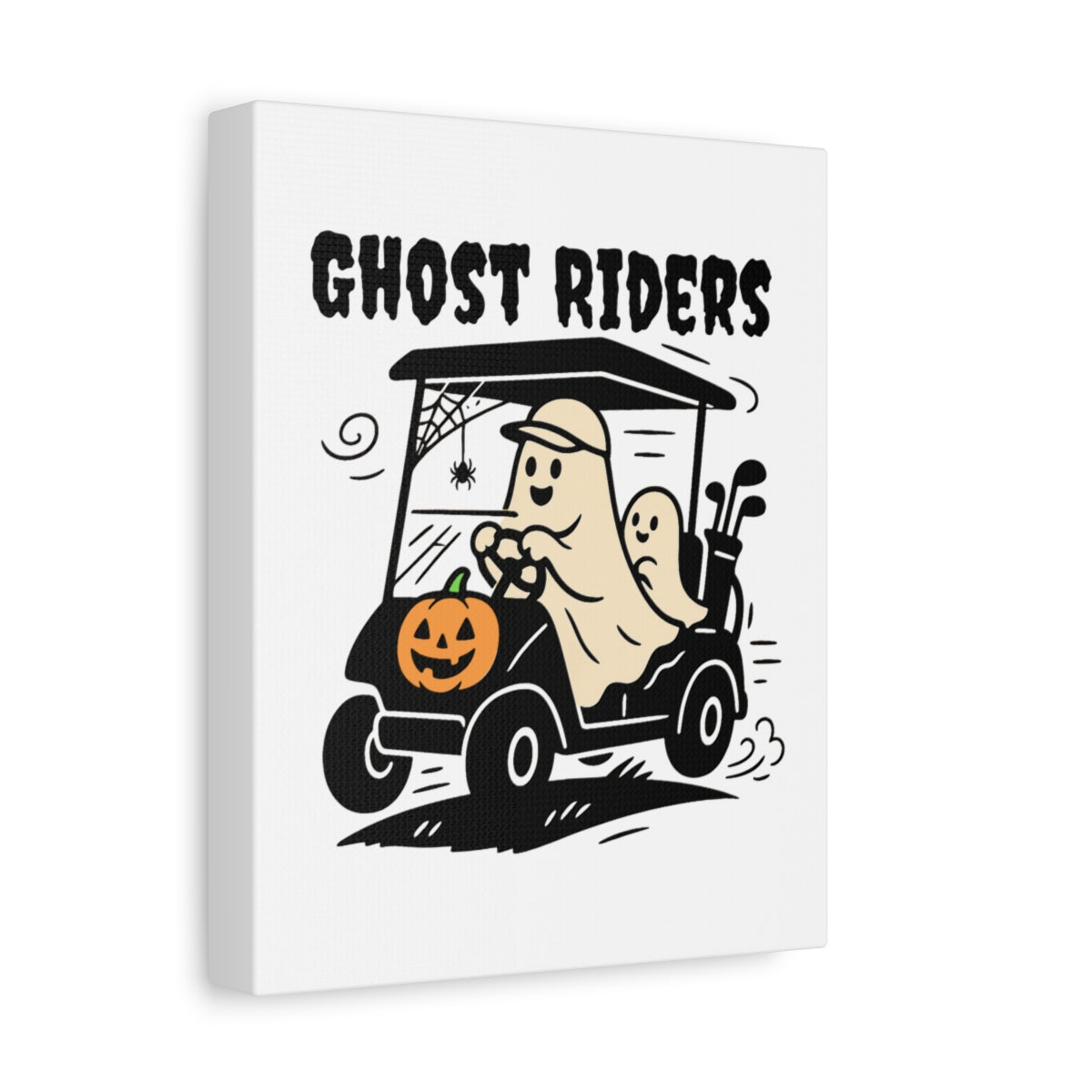 Ghost Riders - Canvas Wall Art - White - 8×10 - front