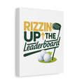 Rizzin' Up The Leaderboard - Canvas Wall Art - White - 8×10 - front