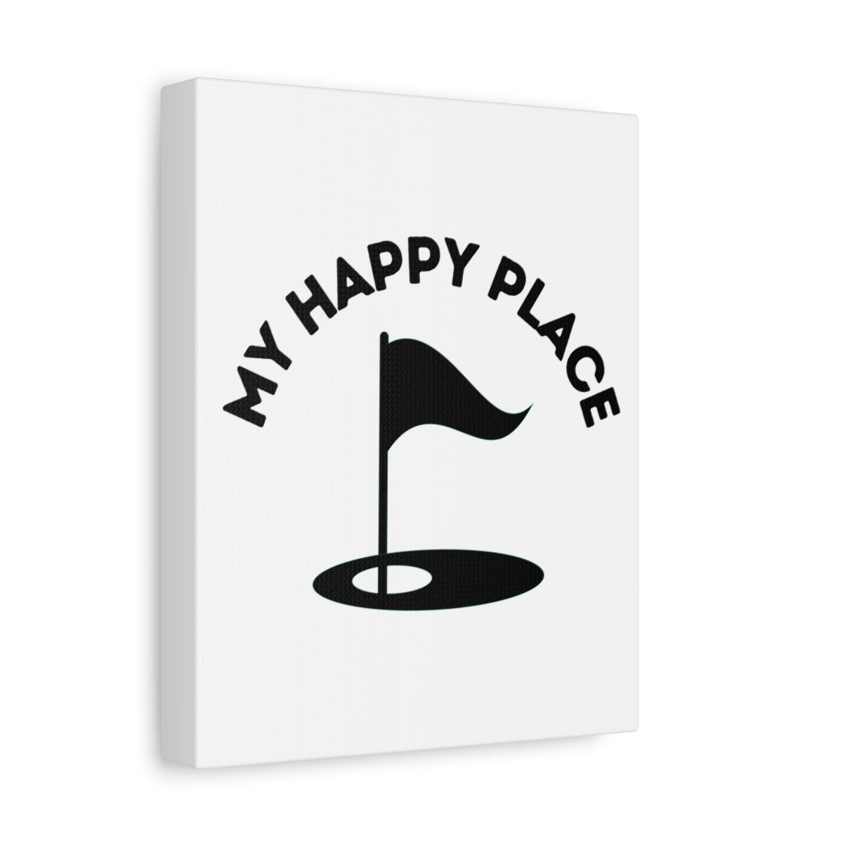 My Happy Place - Canvas Wall Art - White - 8×10 - front