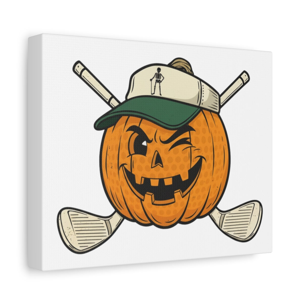 Golf or Gourd - Canvas Wall Art - White - 8×10 - front