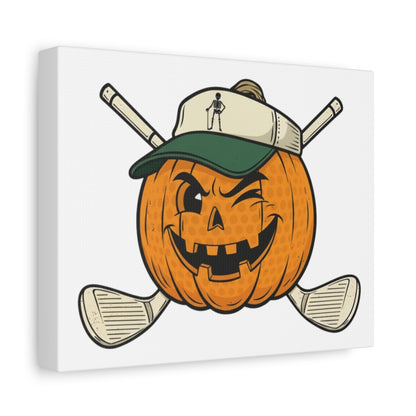 Golf or Gourd - Canvas Wall Art - White - 8×10 - front