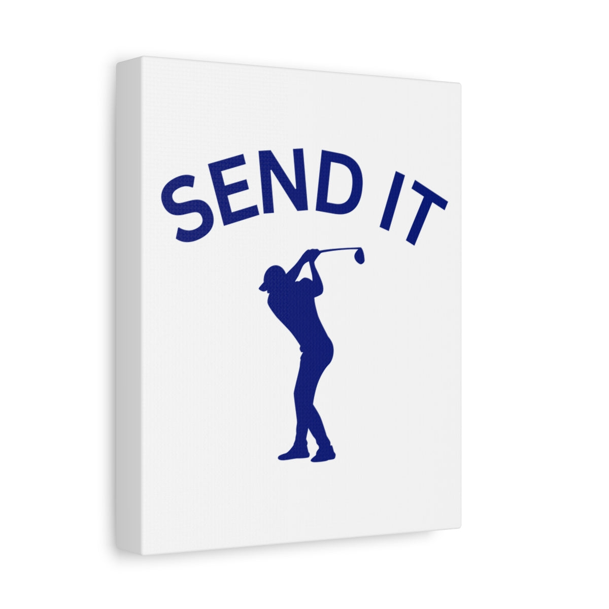 SEND IT (Male) - Canvas Wall Art - White - 8×10 - front