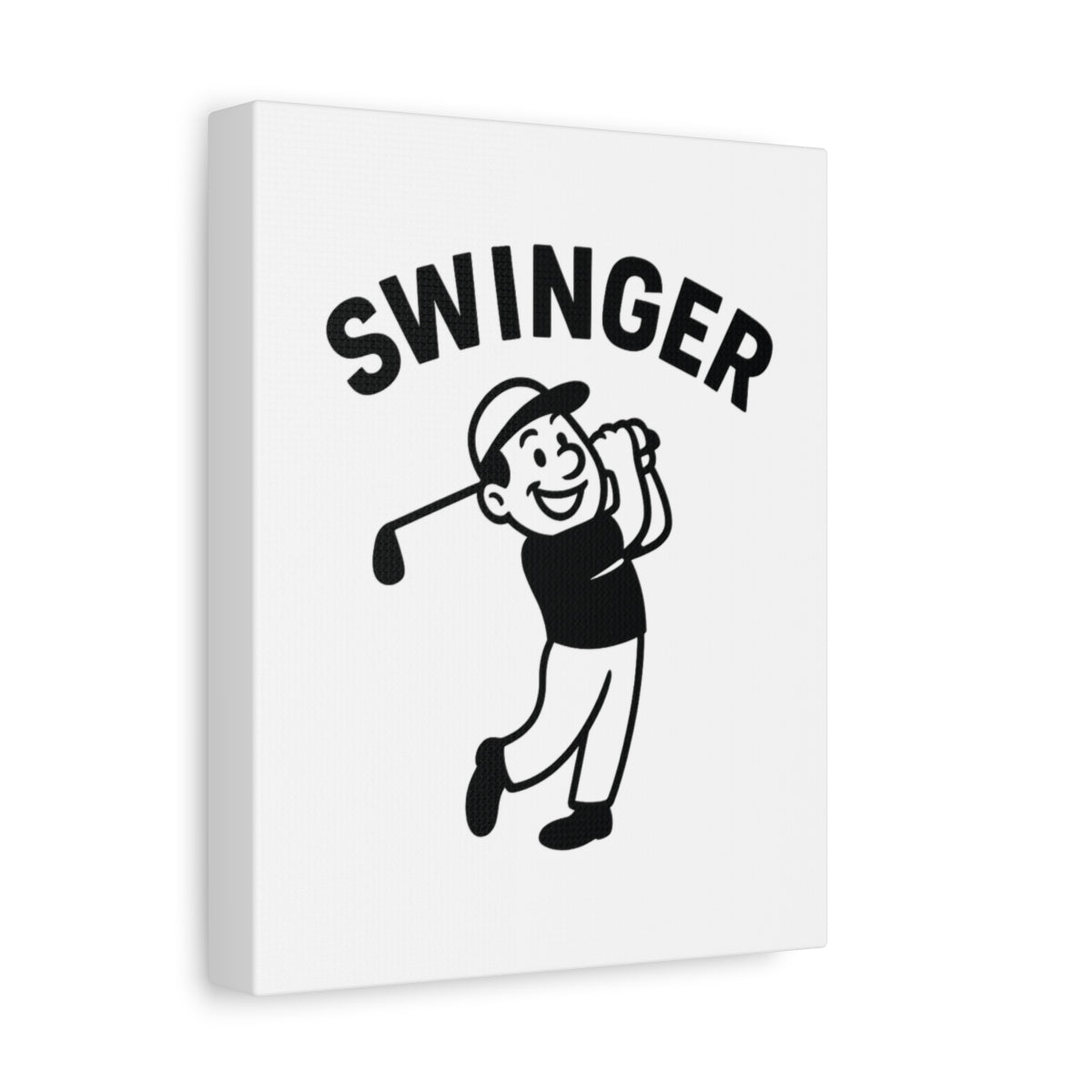 Swinger - Canvas Wall Art - White - 8×10 - front