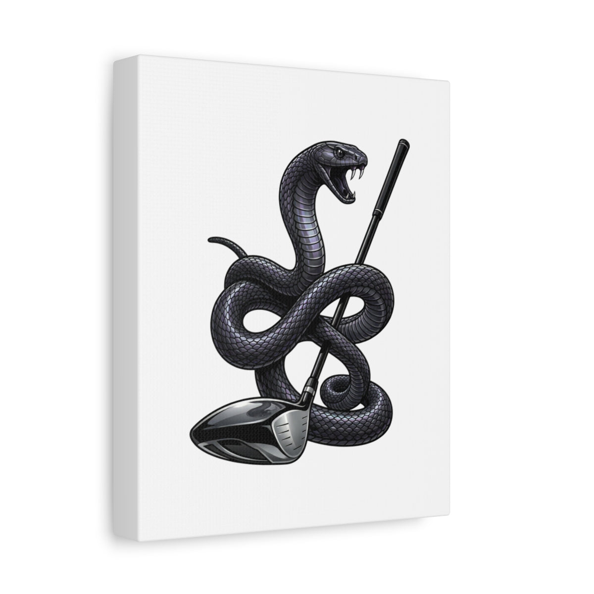 Strike Position - Mamba - Canvas Wall Art - White - 8×10 - front