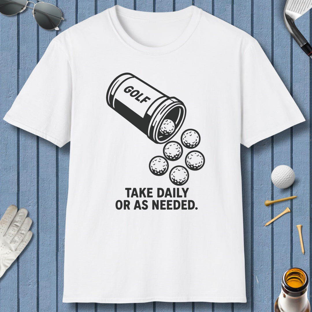 Golf Prescription - Adult Golf T-Shirt in White