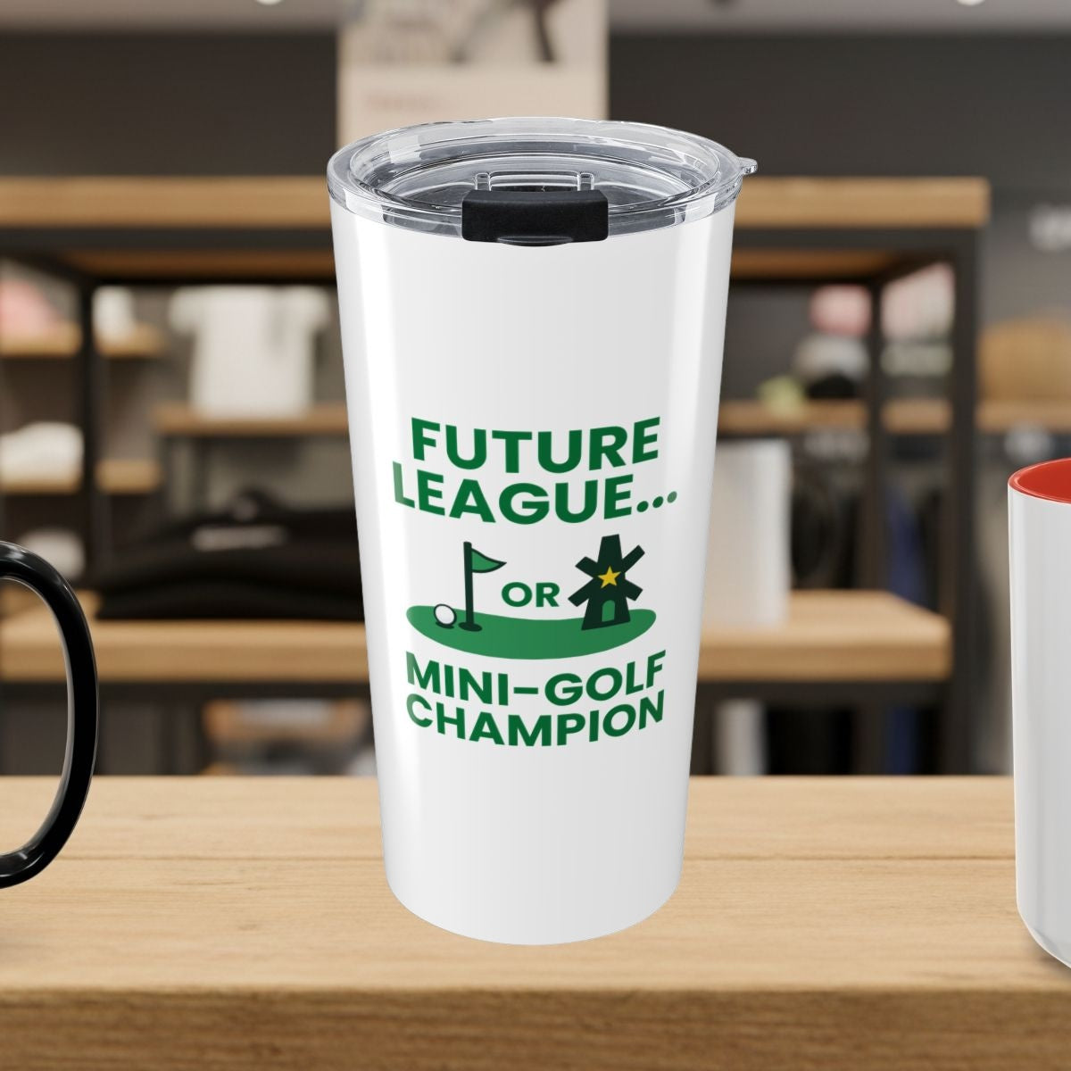 Future League or Mini-Golf Champion - 20oz Tumbler in White