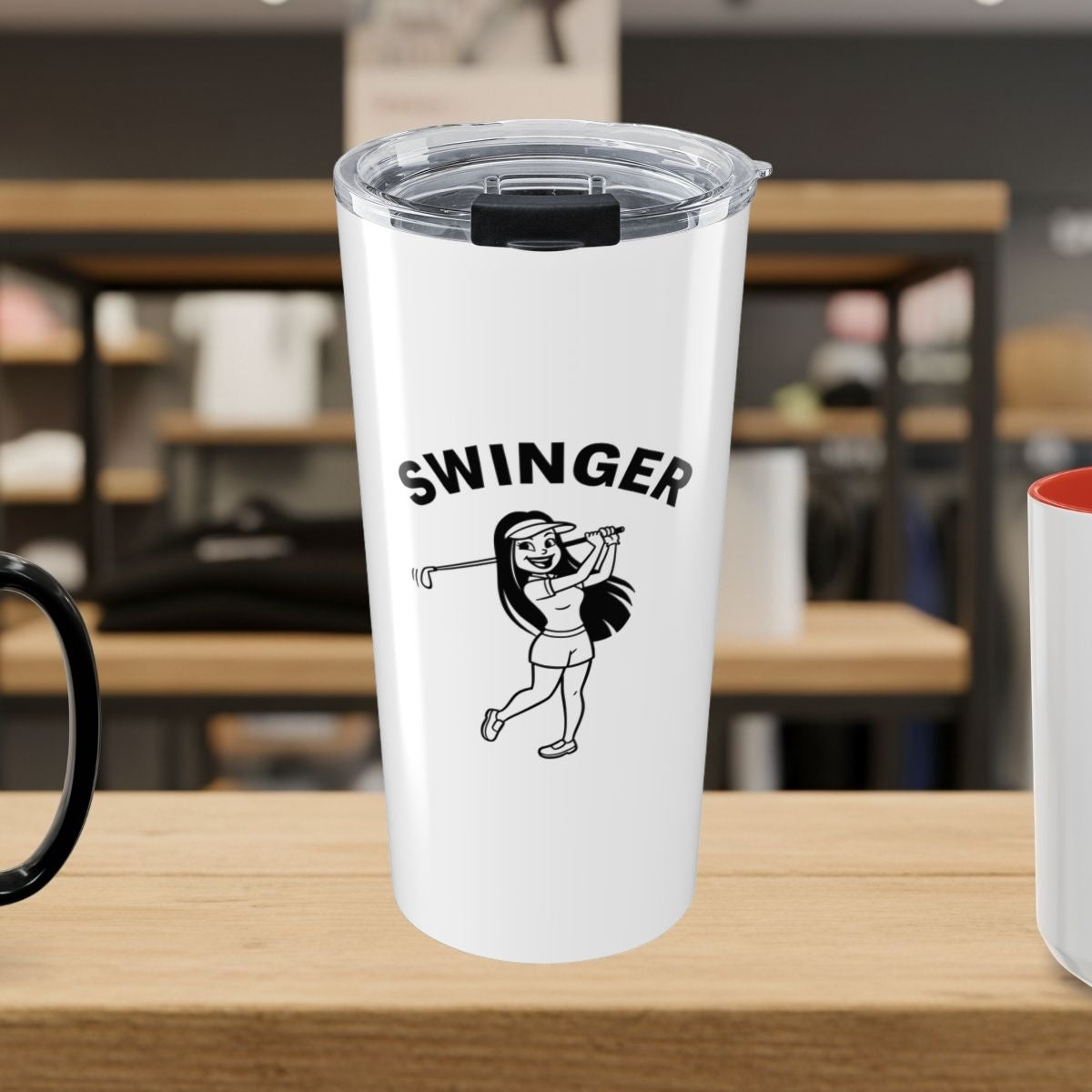 Retro Swinger Women's - 20oz Tumbler in White