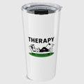 Golf Therapy - 20oz Tumbler in White
