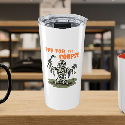Par for the Corpse - 20oz Tumbler in White