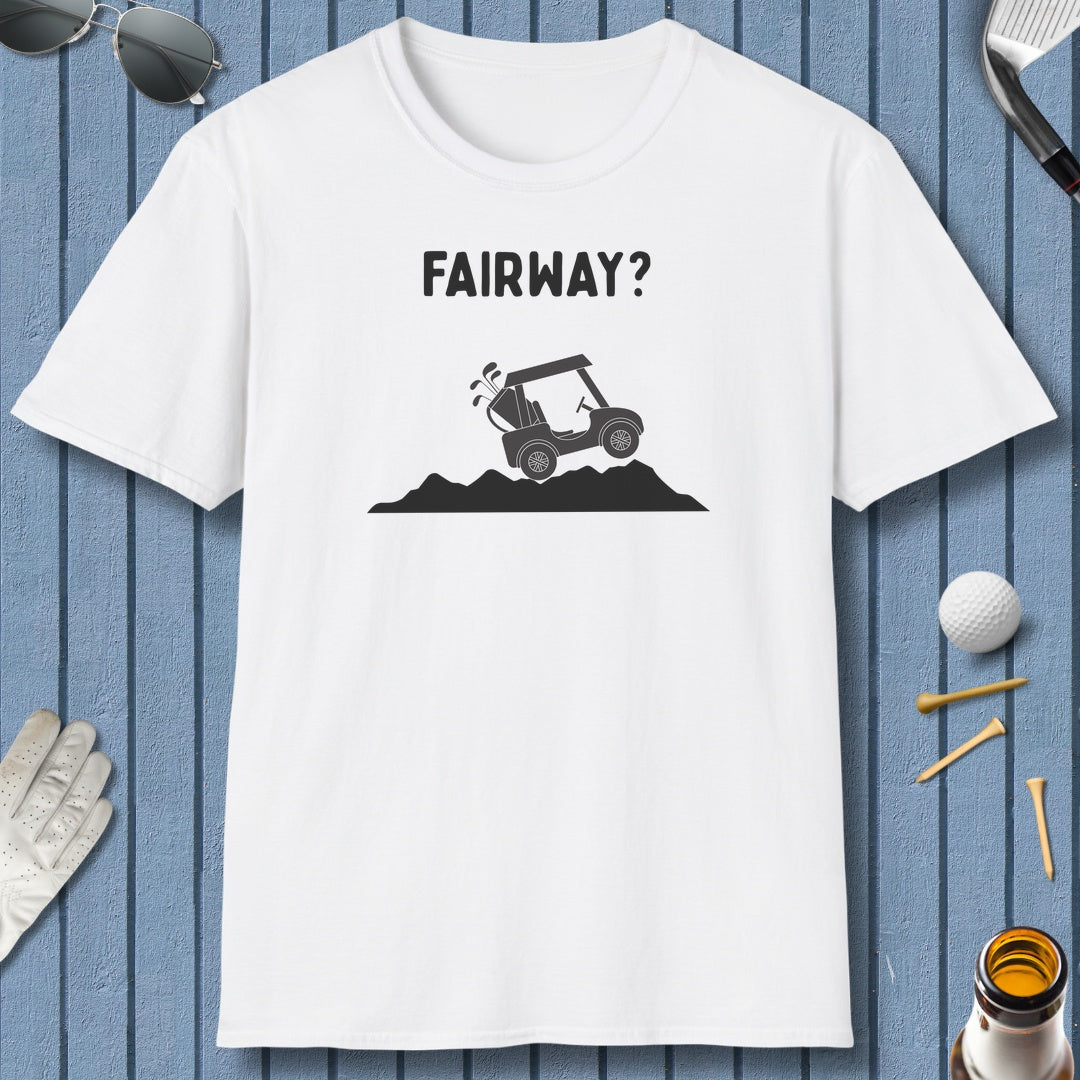 Fairway? - Adult Golf T-Shirt in White
