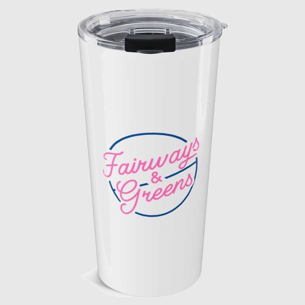 Fairways & Greens - 20oz Tumbler in White
