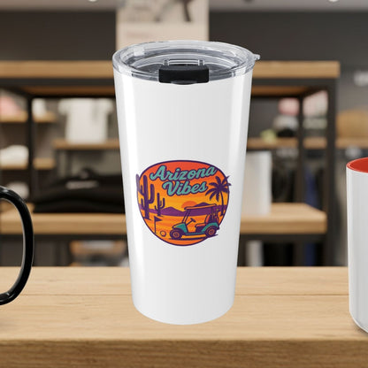 Golf Vibes - Arizona - Desert Edition Golf Destination - 20oz Tumbler in White