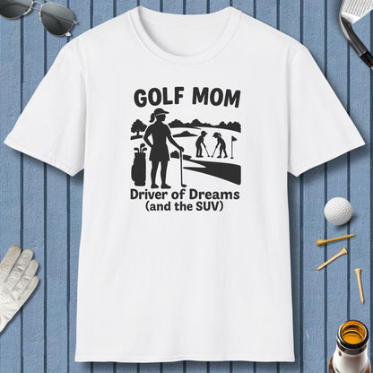 Golf Mom - Adult Golf T-Shirt in White