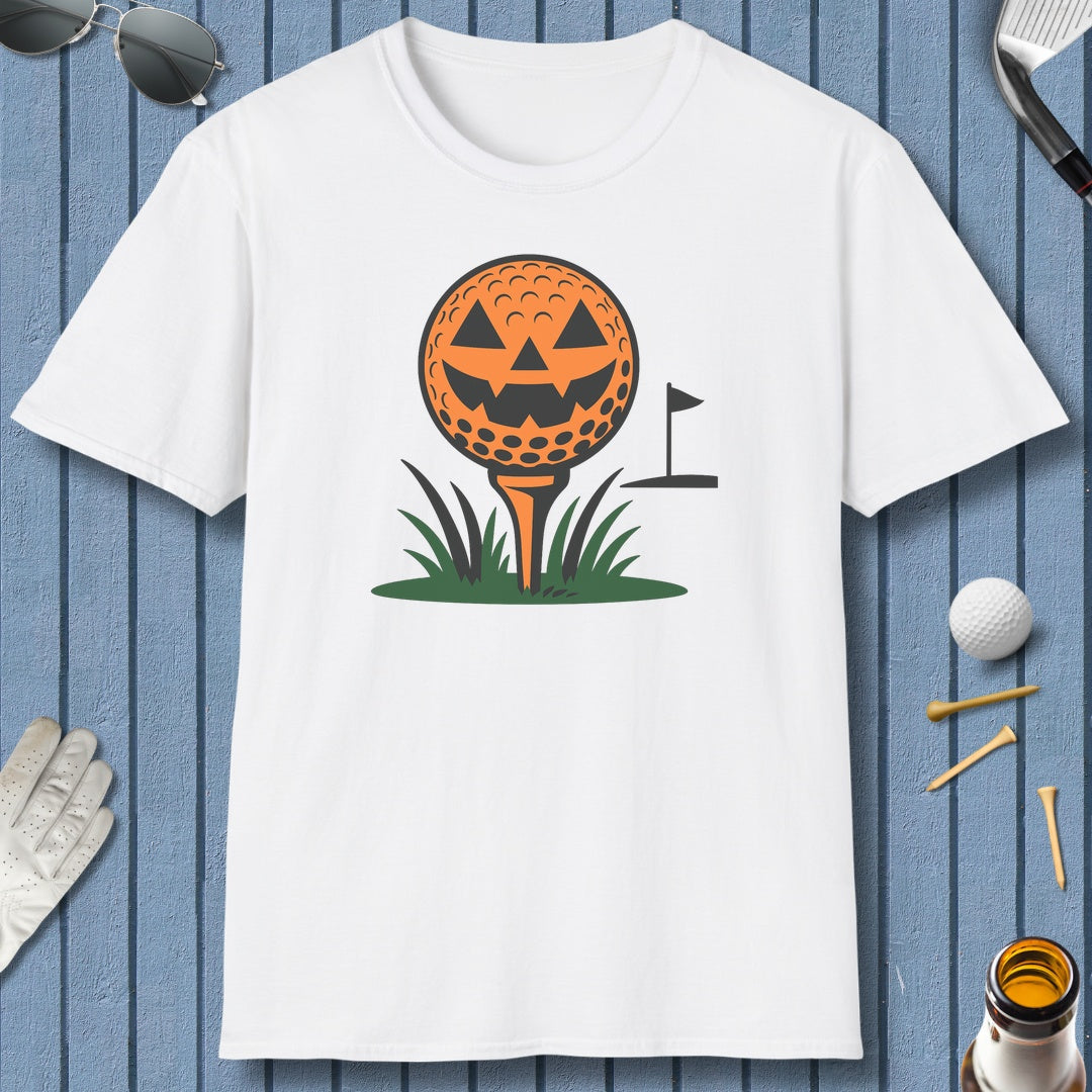 Tee Time Terror - Adult Golf T-Shirt in White