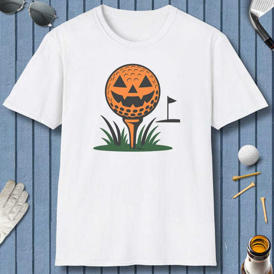 Tee Time Terror - Adult Golf T-Shirt in White
