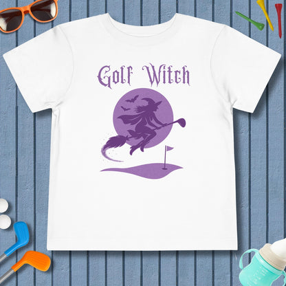 Golf Witch - Toddler Golf T-Shirt in White